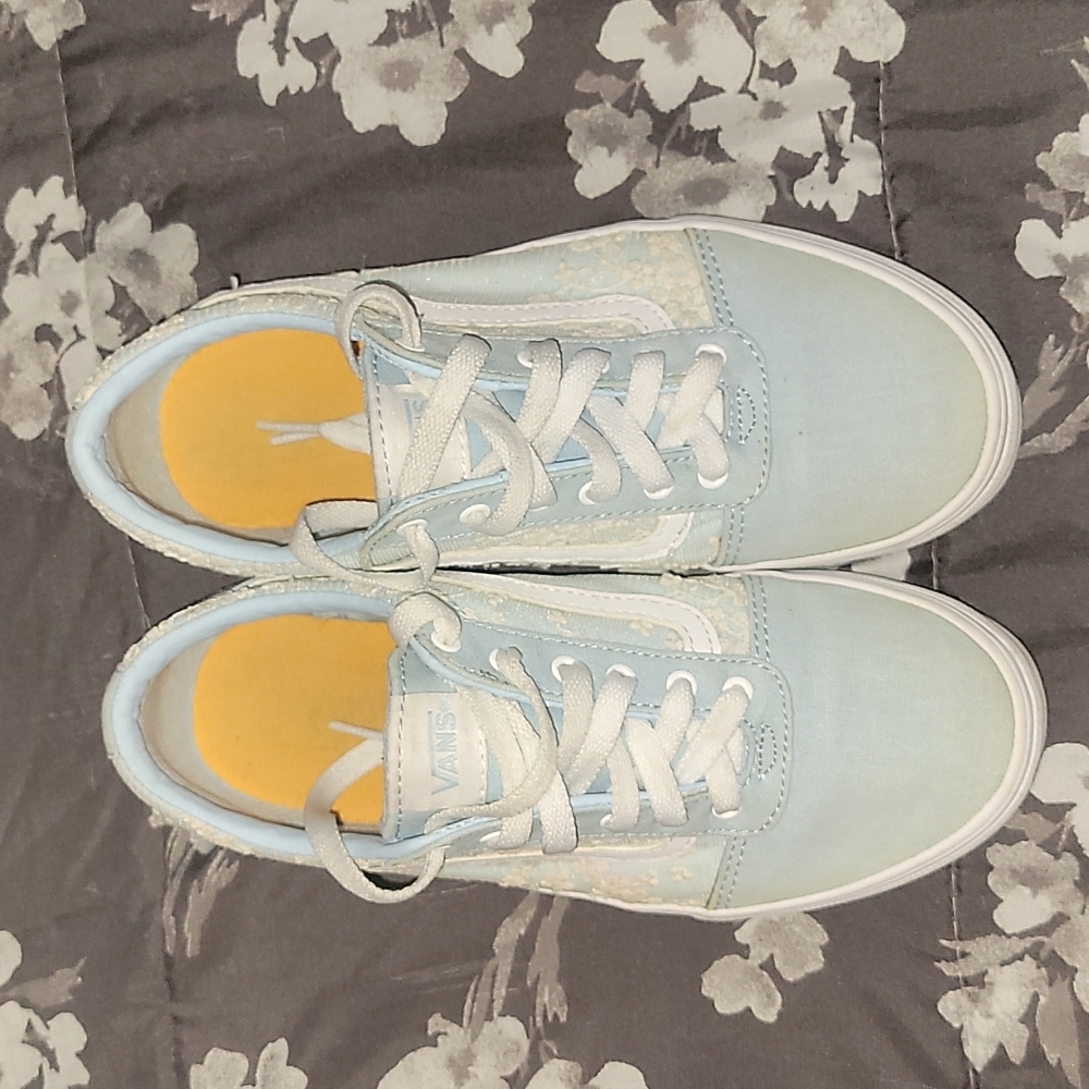 Baby blue Vans